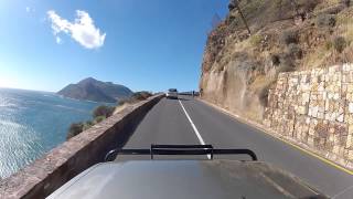 Driving around Cape Town  Chapmans Peak [upl. by Atsylac473]