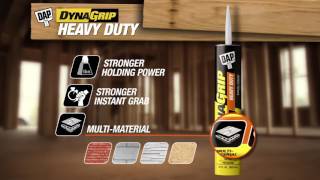 DynaGrip Heavy Duty Construction Adhesive [upl. by Ailey354]