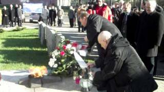 Katyn Memorial  a tribute to the victims Smolensk  1 year anniversary [upl. by Demetre]