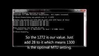 How to Determine optimal MTU setting for router [upl. by Arrac]