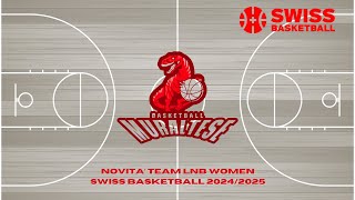 SP Muraltese  LNB Women Swiss Basketball 20242025 [upl. by Aerdnna]