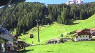 Discesa integrale cabinovia Agamatic quotCiampinoiquot  Selva di val Gardena  Wolkenstein BZ  缆车 [upl. by Cima964]