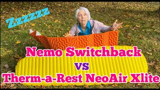 Sleeping Pads Nemo Switchback VS ThermaRest NeoAir Xlite [upl. by Tobi692]