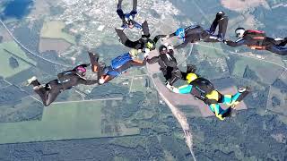 BigWay camp 2024 Seth group Day 3 Jump 6 skydiveestonia [upl. by Adnalro]