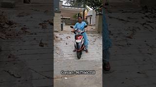 Two wheeler easy ah veetla park pannanuma  Two wheeler parking tips driving shortsviral viral [upl. by Remmos]