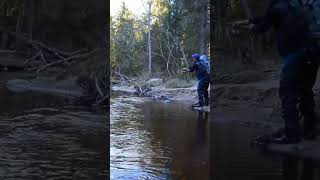 Two days fishing adventure and hike along the river searching for trout in Latvia fishing camping [upl. by Mozes]