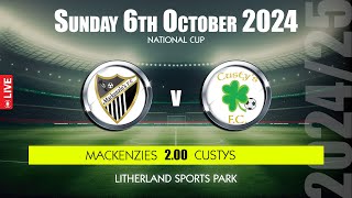 Mackenzies v Custys  6th Oct 2024 [upl. by Ative]