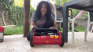 DIY Great Video How to Assemble manual lawn mower [upl. by Nagud]