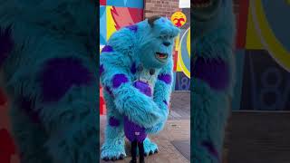 Boo Surprises Sulley at Hollywood Studios funny shorts disney [upl. by Lunneta]