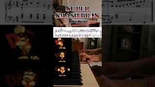 Super Smash Bros Melee Donkey Kong Victory Theme Piano Cover piano music smashbros nintendo [upl. by Richma]