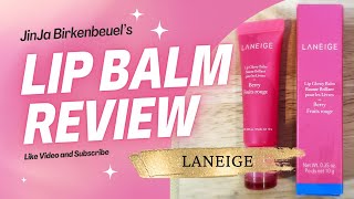 LANEIGE Lip Glowy Balm Product Review by JinJa Birkenbeuel [upl. by Kameko]