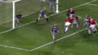 Ole Gunnar Solskjær scoring the winner against Bayern Munich [upl. by Finnegan]