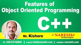 Object Oriented Programming Features Part 3  C  Tutorial  Mr Kishore [upl. by Harimas]