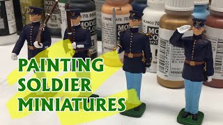 Prince Augusts metal 54mm scale PA851 USA Soldiers Priming and Painting Guide [upl. by Conners]