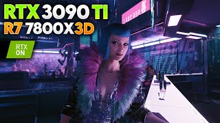 7800X3D amp RTX 3090 Ti  Cyberpunk 2077 Patch 213 1080p 1440p amp 4K Ultra  RTPT amp RR  DLSS [upl. by Einavoj]