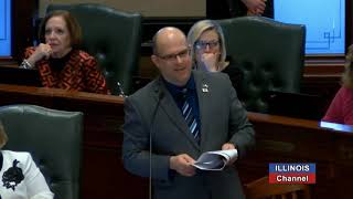 Illinois House Members Debate SB1 the bill to increase Minimum Wage to 15 an Hour [upl. by Lraep]