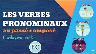 Les verbes pronominaux au passé composé Reflexive verbs practice learnfrench frenchgrammar [upl. by Lorenz]