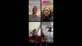 Lupe fiasco freestyles on IG live with Mickey Factz Osyris Antham and King Trip [upl. by Cir544]