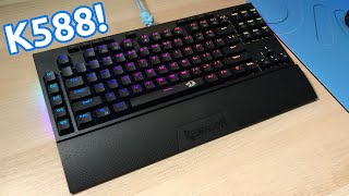 Redragon K588 Review  Solid TKL Tenkeyless Option with Extra Functionality [upl. by Ycnuahc]