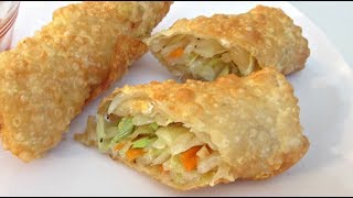 Veggie Egg Rolls  PoorMansGourmet [upl. by Lammaj682]