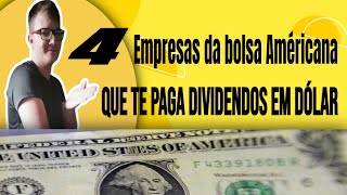 Ganhe em dólar investindo nessas quatro empresas [upl. by Gerita]