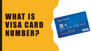 What is visa card number [upl. by Auod]