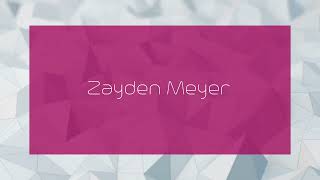 Zayden Meyer  appearance [upl. by Aicatsanna660]