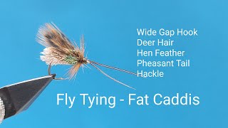 Fly Tying  Goddard Pattern Fat Caddis [upl. by Anilesor]