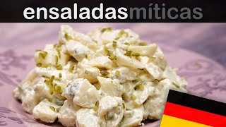 KARTOFFELSALAT ENSALADA ALEMANA DE PATATAS  Las ensaladas más famosas del mundo [upl. by Notnerb]