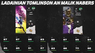 LTD LADAINIAN TOMLINSON AN MALIK NABER CAMPUS HEROES REVEALED  MADDEN 25 ULTIMATE TEAM [upl. by Veriee713]