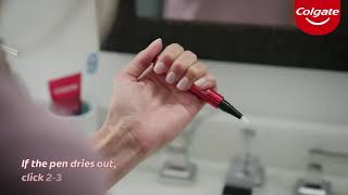 How to Clean Your Colgate® Optic White® Overnight Whitening Pen [upl. by Ahsienak651]