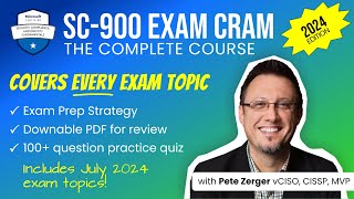 SC900 Exam Cram  2024 Edition Full Course [upl. by Eddi]