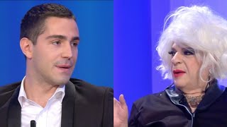 Maurizio Costanzo Show Tommaso Zorzi litiga con Platinette quotFosse la prima voltaquot Nella nuova punt [upl. by Vyky]