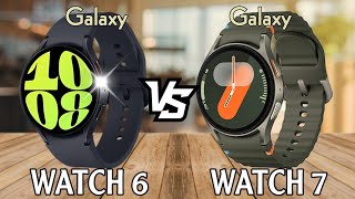 SAMSUNG WATCH 6 Vs WATCH 7 ⚡ Specs comparison [upl. by Amery]