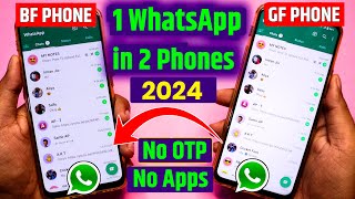 Same Whatsapp on Two Devices How To Use Whatsapp in Two Phones How To Link Whatsapp on Two Phones [upl. by Ytitsahc]