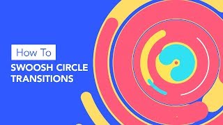 After Effects tutorial  EASY Swoosh circle transitions [upl. by Yecnuahc]