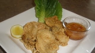 How to make Deep Fried Oyster [upl. by Klinges]