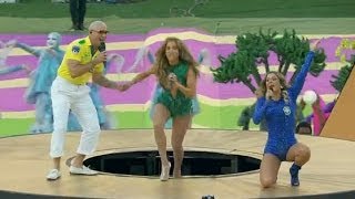 Claudia Leitte Jennifer Lopez e Pitbull cantam na Copa do Mundo [upl. by Fredra]