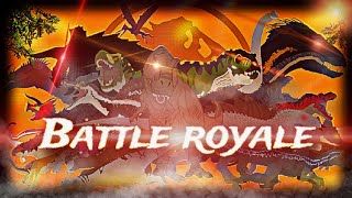 Jurassic world dinosaurs Battle Royale  Stick Nodes Dinosaur Animation Battle 2024 [upl. by Ainoet]