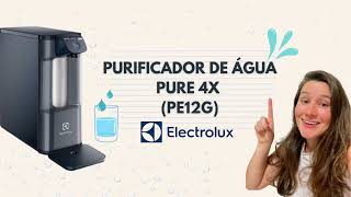 Unboxing Purificar de água Eletrolux Pure4x  PE12G [upl. by Gintz]