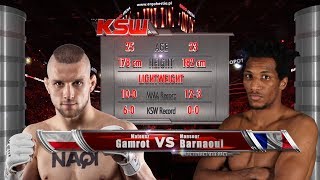 KSW Free Fight Mateusz Gamrot vs Mansour Barnaoui [upl. by Pammi]