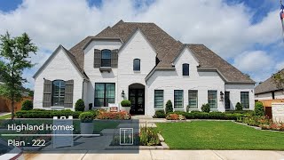 Highland Homes  222 Plan Model Home Tour  Meridiana [upl. by Tiras]