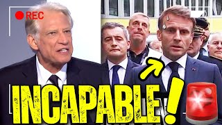 Macron se fait TERMINER par Dominique De Villepin sur le Liban et Gaza [upl. by Eenahpets446]