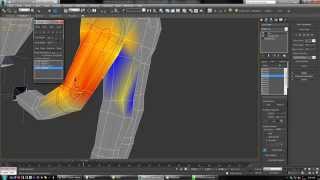 3DS max arm animation 05 skin weight tool [upl. by Mayce819]