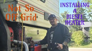 Installing a Vevor 8Kw Diesel Heater on the Camper Rig [upl. by Domella28]