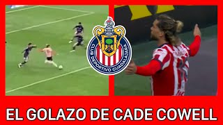 🔥Así fue el GOLAZO de Cade Cowell  Chivas vs Mazatlán gol  EUFORIA en afición de Chivas [upl. by Darom]