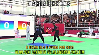 Adu Keras AlamsyahKaltim vs Alwi ElstantoDki Jakarta  Kls B Putra PON 2024 [upl. by Zipporah314]