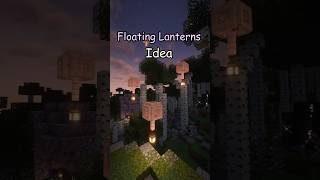 How to build Floating Lanterns in Minecraft Tutorial minecraft [upl. by Gris712]