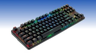 Tecware Phantom 87 Mechanical RGB Keyboard Review  Best Budget Mech Keyboard  With Soundtest [upl. by Ablem]