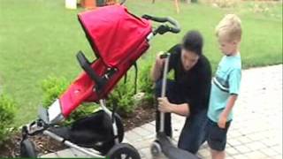 Baby Gizmo Mountain Buggy Freerider Review [upl. by Priebe]